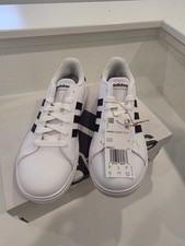 Size 2.5 GS - adidas Grand Court 2.5 Low White Black - GW6511
