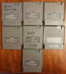 Nintendo NES lot of 7 Battleship Battle Tank Dino-Riki Werewolf 720