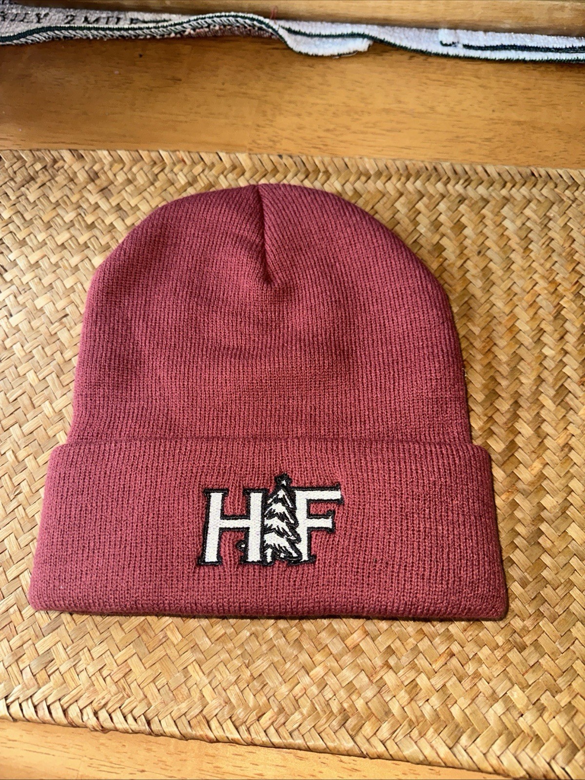 Maroon Red Hike Footwear Beanie Brand New