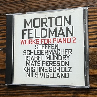 Morton Feldman: Works for Piano 2 (Hat Hut) - Steffen Schleiermacher; Mundry; ..