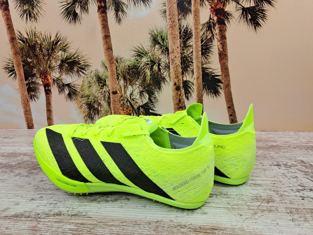 Adidas Adizero Prime SP 3 Strung Lucid Lemon Track Sprint Spikes
