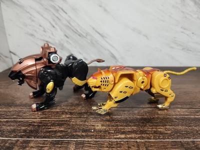  LOT2  Power Rangers Wild Force Gaoranger DX Gao Leon Black Lion & Jaguar BANDAI
