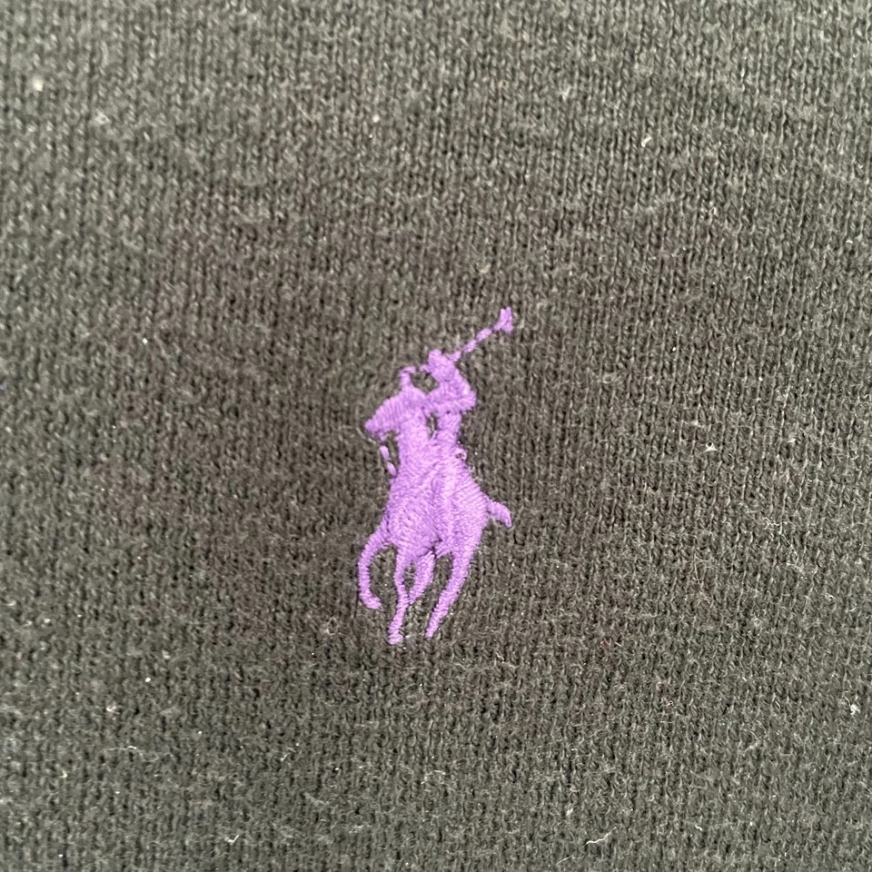 DE COLECCIÓN Polo Ralph Lauren Cárdigan Suéter Adulto XL Negro Botón Pima Algodón Hombres Foto 4 de 4