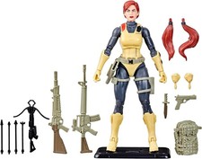 G.I. Joe Classified Series Retro Cardback Scarlett  Collectible 6-Inch Action Fi