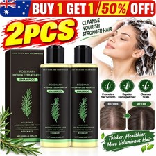 2X Tgideas Organic Rosemary Hair Growth Shampoo for Women and Men-Natural Thicke