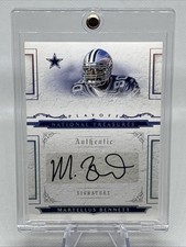 2008 Playoff National Treasures Martellus Bennett #179 /99 Cowboys Autograph NM+