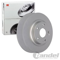 2X NK Bremsscheiben 282Mm Voll Hinten Passend FÜR Honda Civic | 312675