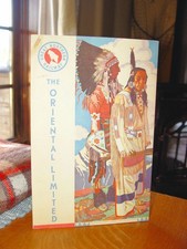 1920s Great Northern Railway Menu - The Oriental Limited, Blackfoot Indian Cover