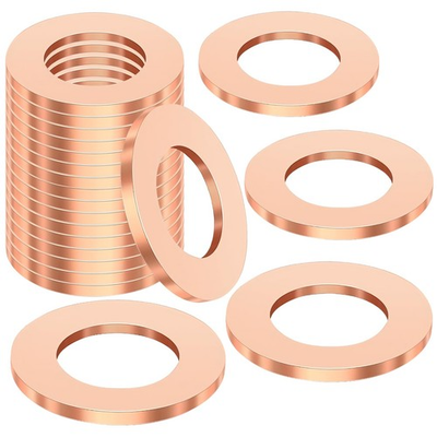 #ad M12 Oil Drain Plug Crush Washer20Pcs M12 Copper Oil Pan WasherCopper Crush ... $15.18