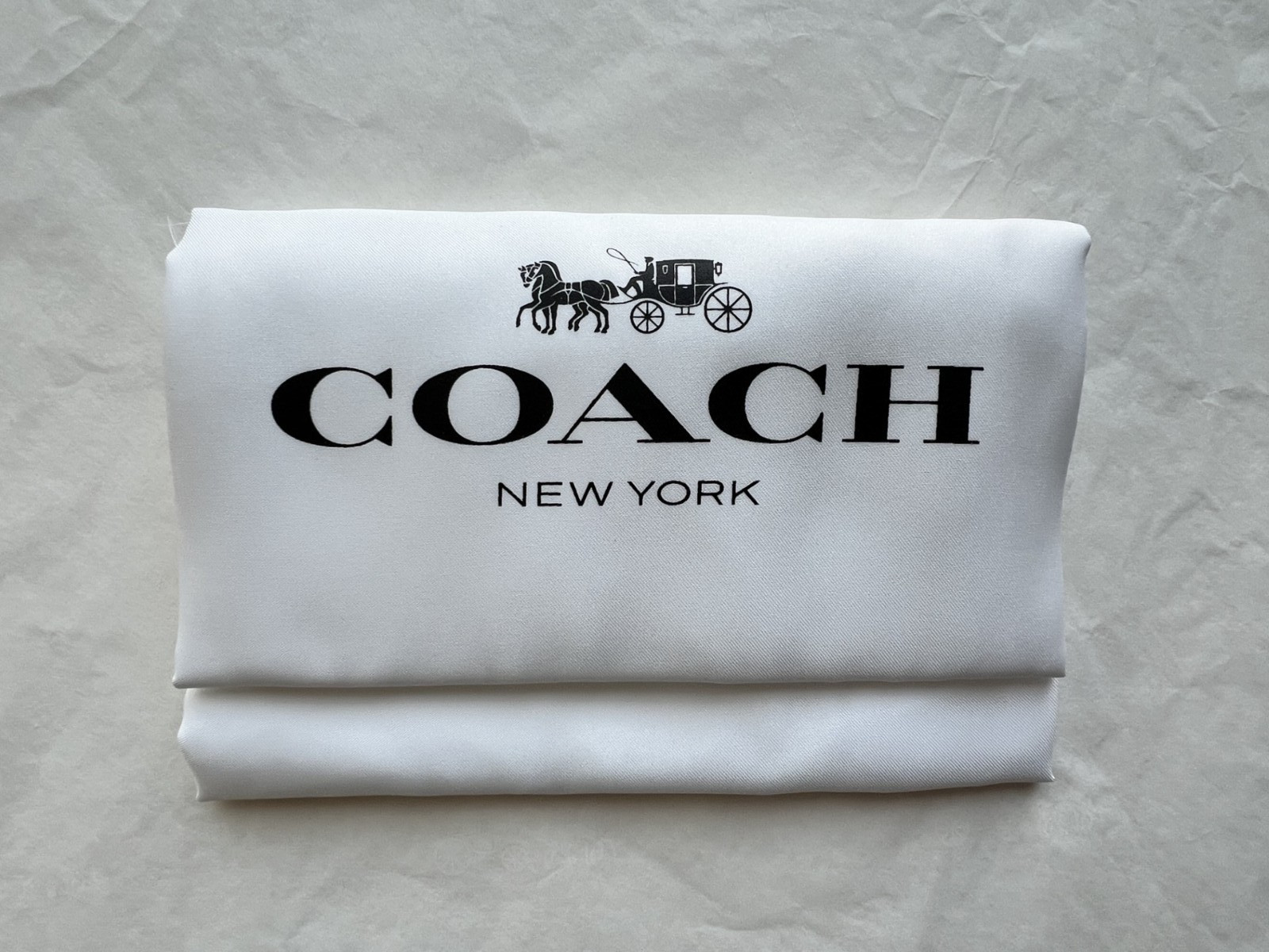 Coach Drawstring Dust Bag Storage Cover Bag Approximate Measurement 15" x 18.5"