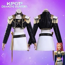 Rumy, Zoey Idol Stage costume gold/ black Inspired By K-pop Demon Hunter