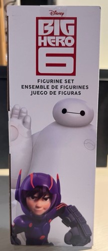 Disney Parks Big Hero 6 Baymax Hiro 8 pz Figurine Playset NUOVO - Foto 5 di 5