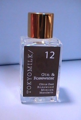 Margot Elena -TokyoMilk -12 Gin & Rosewater- Eau de Parfum -7 ml/0.23 fl.oz.-NEW