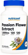Nutricost Passion Flower Extract (1,500mg Equivalent) 120 Capsules