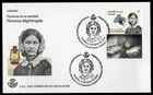 SPAIN 2023 Cover FDC - Pioneras sanidad Florence Nightingale Enfermera Nurse