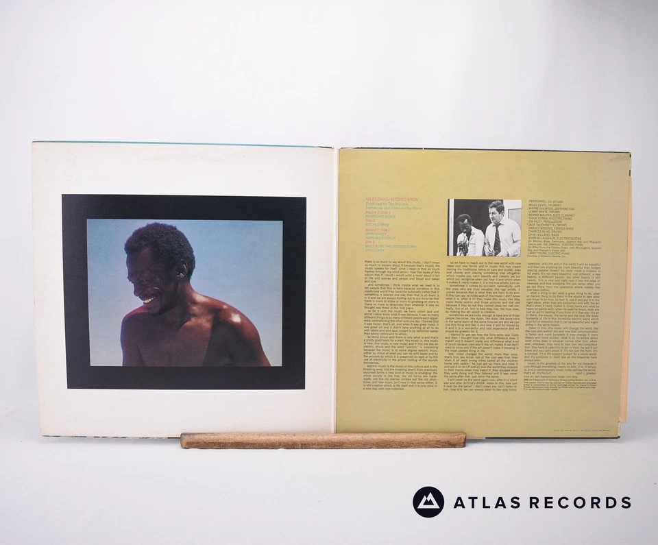Miles Davis Bitches Brew A1 B1 Gatefold Double LP Album Vinyl Record - VG+/VG+ - Image 3 of 4