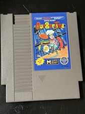 BurgerTime NES Nintendo Entertainment System Data East Authentic Cartridge