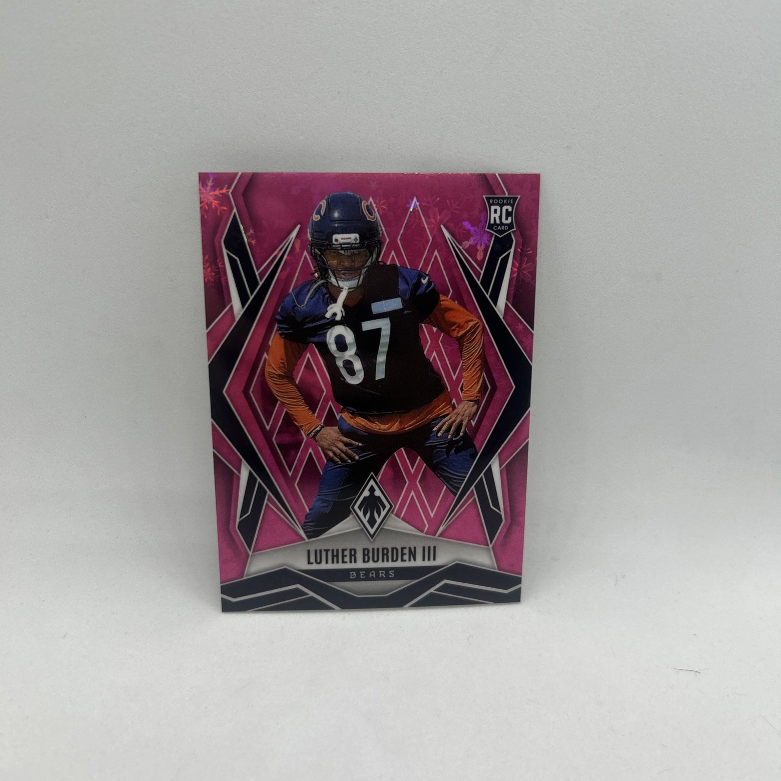 2025 Phoenix Luther Burden #196 Pink Winter Snowflakes /299 (RC) - Bears