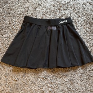 Justice Girls Lightweight Soft Black Ballet Dance Skirt Sz L 12-14 y.o. NEW!