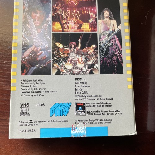 KISS Animalize Live Uncensored VHS Tape Concert Film Rock 1985, 90 Minutes - Picture 4 of 5