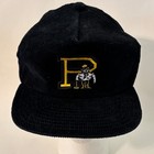 Corduroy Purdue Boilermaker Embroidered Snapback Vintage Hat One Size USA — photo 1
