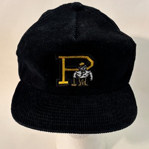 Corduroy Purdue Boilermaker Embroidered Snapback Vintage Hat One Size USA