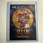 2025 Topps Cosmic Chrome Patrick Mahomes Sun PPSU-PM Kansas City Chiefs QB