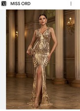 Hermoso Vestido Brillante De Noche 