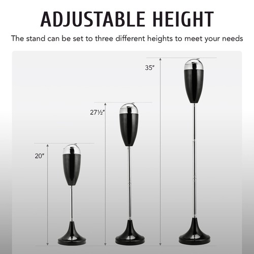 Adjustable Ashtray, Smokeless Odorless Indoor Outdoor Floor Standing Ash Tray... - Picture 6 of 7