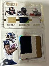 Panini Rams Todd Gurley Rookie /99 Marshawn Lynch Carlos Hyde /25