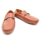 Men Cole Haan Wyatt Horse Bit Driving Mocs Loafers 11.5 M Tan Leather Slip Shoes — photo 2