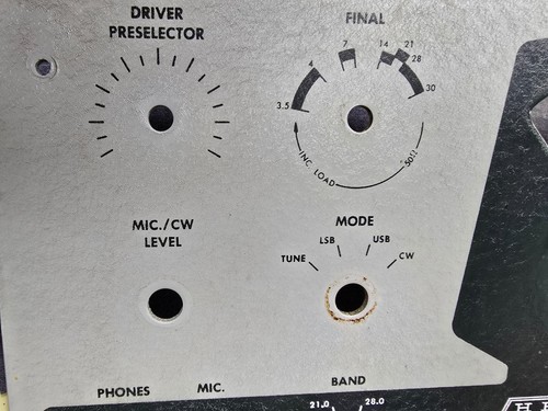 Heathkit HW-100 SSB Transceiver Radio Parts - Faceplate - Picture 19 of 19