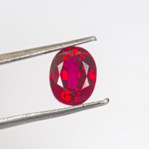 6.0 Ct Certified Natural Top Quality Mozambique Red Ruby Loose Gemstones Y-308