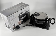 Quest Rotating Belgian Waffle Maker, Waffle Machine, Round Waffles Up To 4 35969