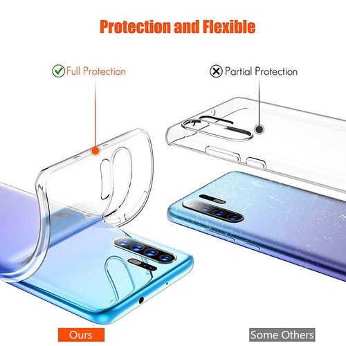 Funda protectora transparente de poliuretano termoplástico a prueba de golpes para Huawei P30 Pro - Imagen 4 de 6