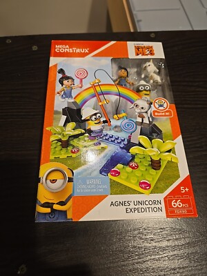 Mega Construx Despicable Me Agnes Unicorn Expedition Minions Building Set 66 Pc