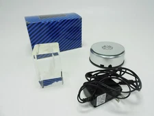 Vintage The Glass Gallery Crystal Collection Eagle and American Flag with Light