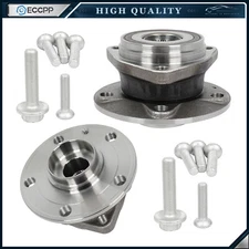 2P Wheel Hub Bearings Front For Audi A3 TT Quattro S3 Volkswagen GTI Golf Tiguan