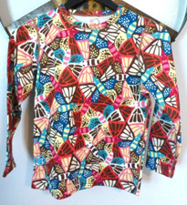 Burton Snowboards Dry Ride Base Layer Shirt Girls Size L Multicolor Cute/Warm