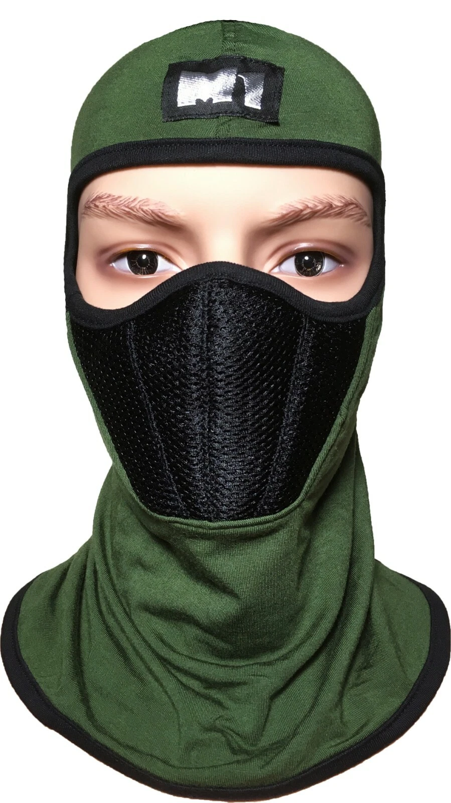 M1 Full Face Cover Balaclava Protection Cycling Biker Filter Mask Plain OD Green