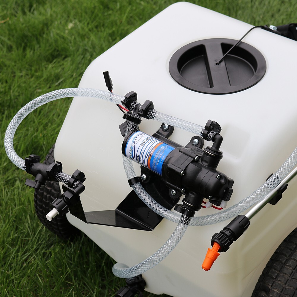 Master MFG 12 Gallon Lawn Trailer Broadcast Sprayer for ATV's & UTV'S