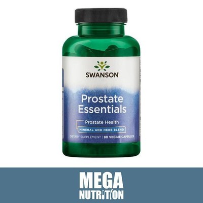 Swanson Prostate Essentials | Unterstützung für Prostata & Harnwege | 90 pflanzliche Kapseln