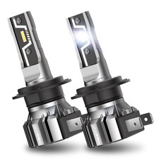 NOVSIGHT 2x H7 LED Headlight Bulbs Kit High Low Beam 10000LM 6500K White Lamp UK