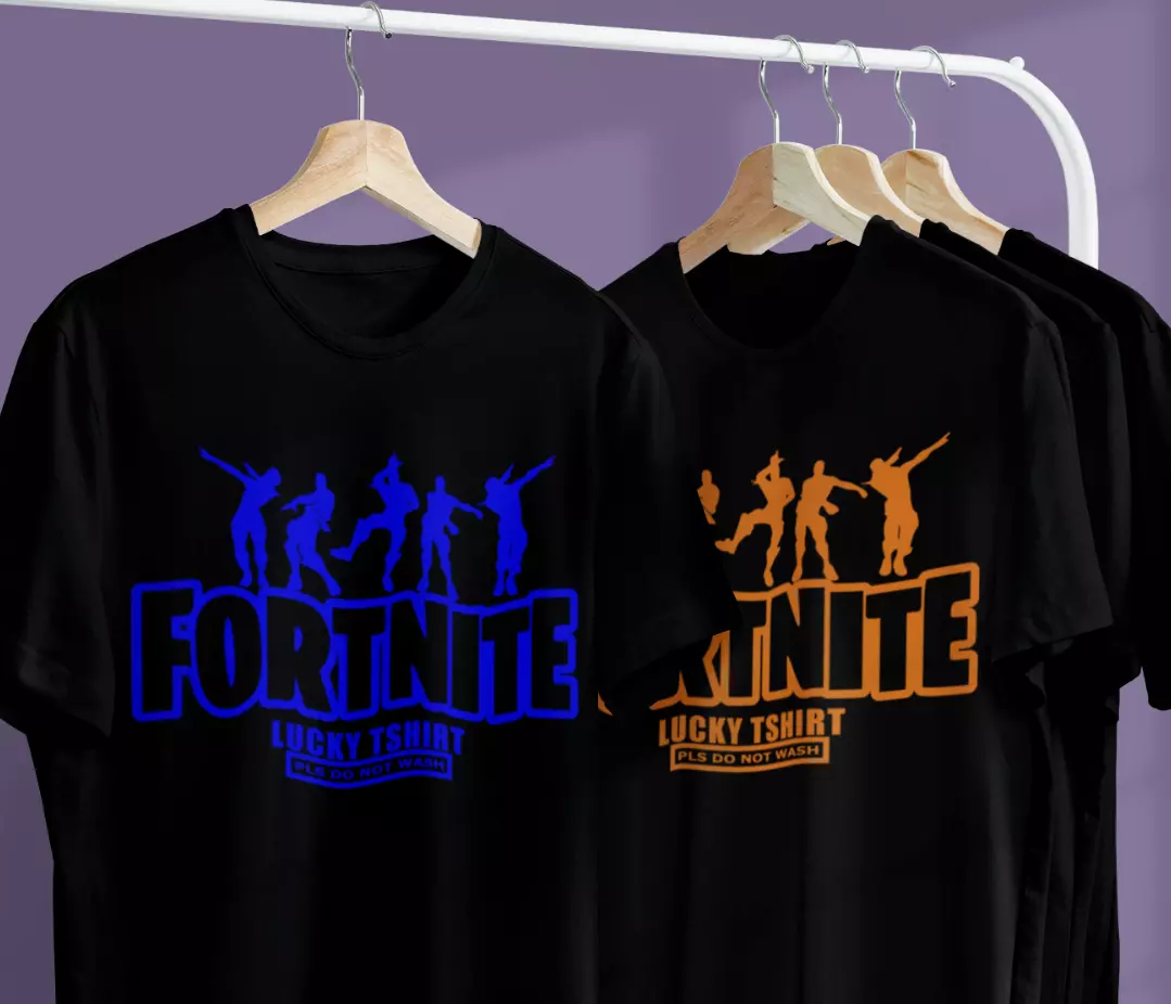 Boys Kids Children Adult Lucky Fortnite Gaming T Shirt Top. Funny Gift Ideas Tee