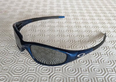 ORIGINAL OAKLEY STRAIGHT JACKET LUXURY BRILLE midnight blue blau