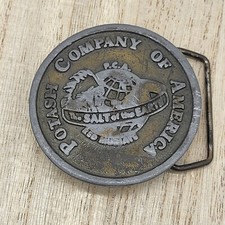 Potash Company of America "The Salt of the Earth" Red Muriate Belt Buckle