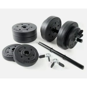 Cap Barbell 40-POUND Jeu de poids réglable en vinyle jeu de fitness gym entraînement