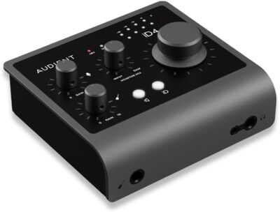 Audient Audio Interface iD4 MKII, Class A Konsole Mikrofon Vorverstärker High Speed 