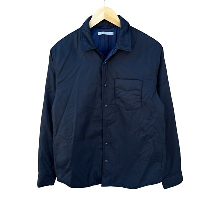 Outerknown Evolution Econyl Snap Shacket Insulated Jacket Black Men's Medium