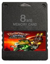Ratchet  Clank Up Your Arsenal PS2 PlayStation 2 Memory Card Completed Saves
